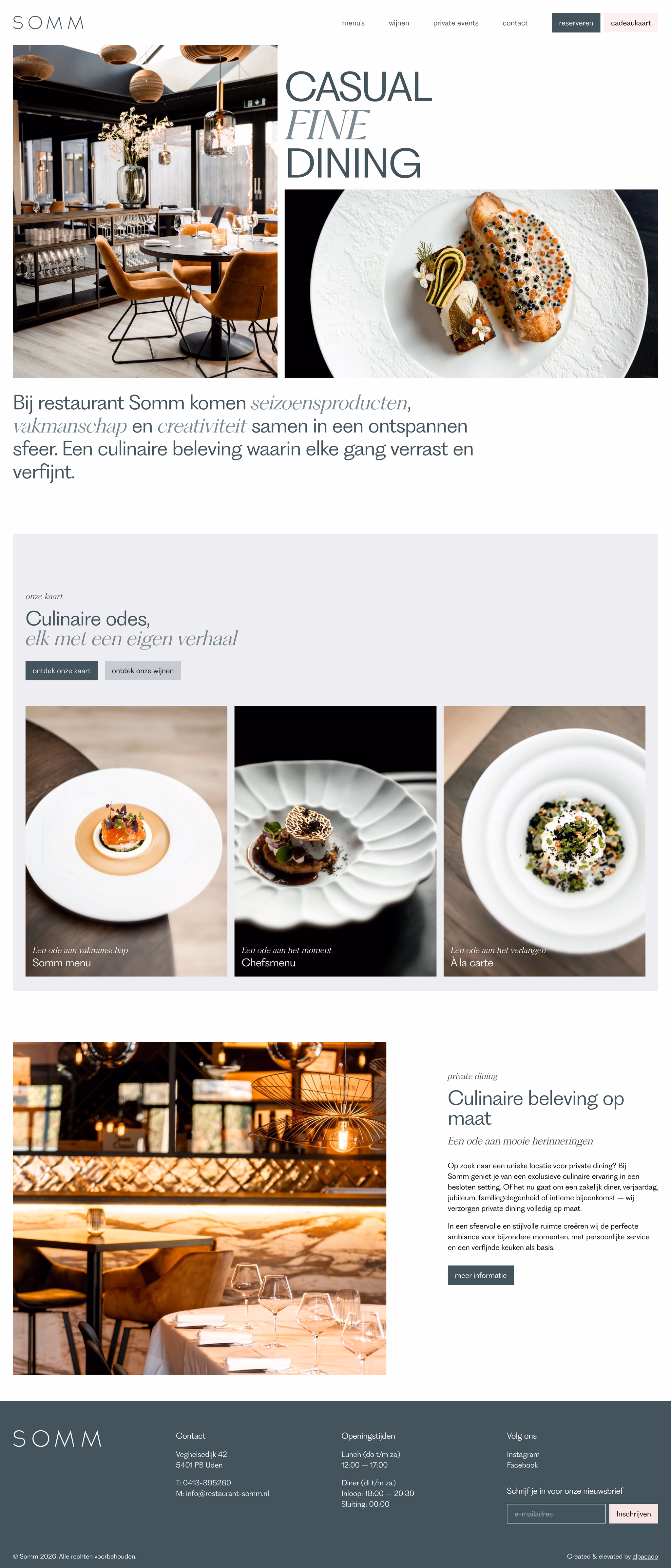 Restaurant Somm Fine Dining